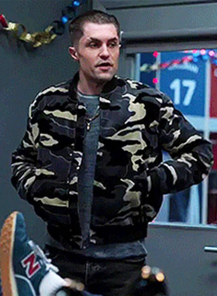 Jamie Tart Ted Lasso S02 Jamie Tart Camouflage Jacket