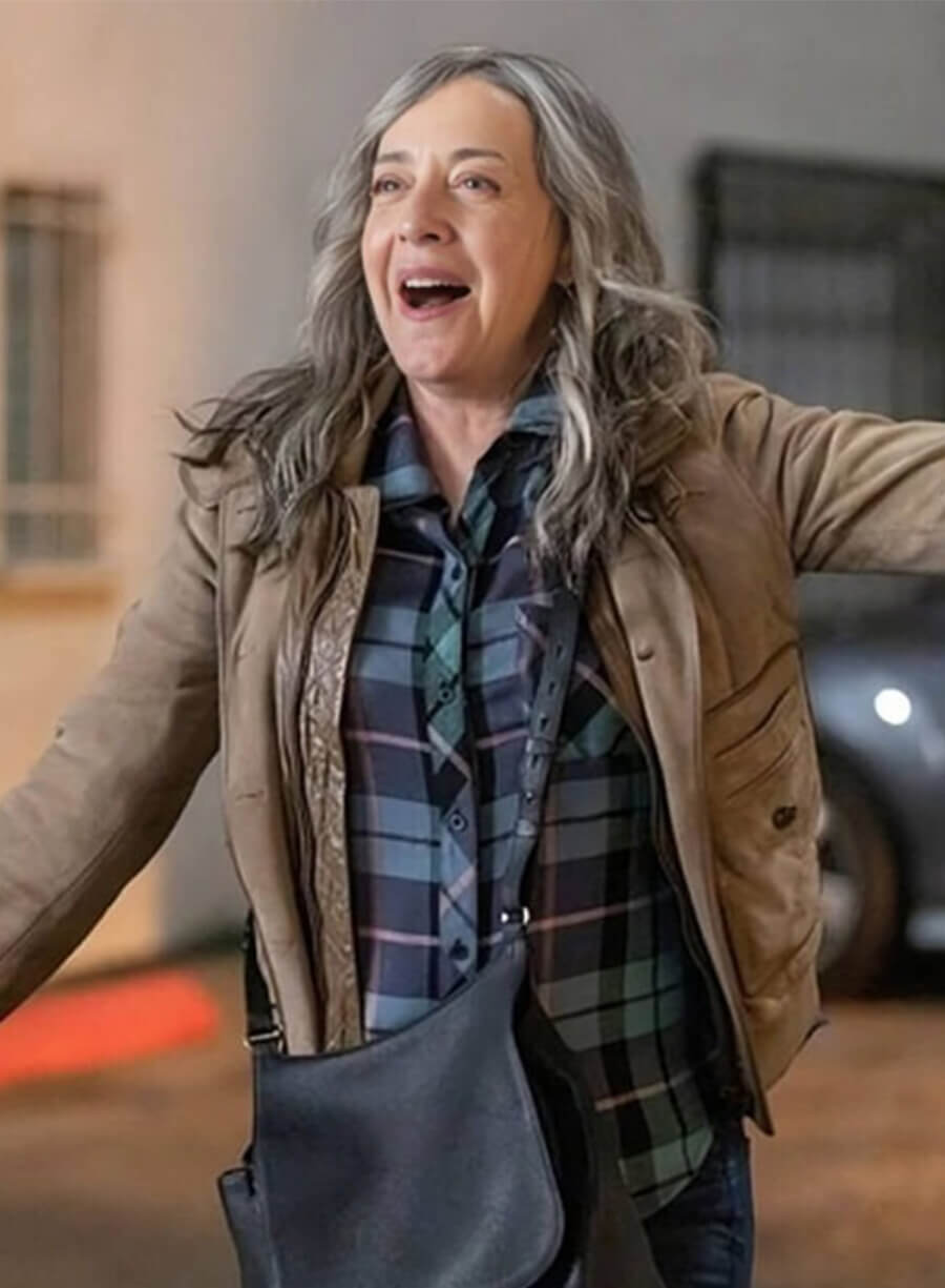 Jane Adams Hacks Nina Daniels Brown Jacket