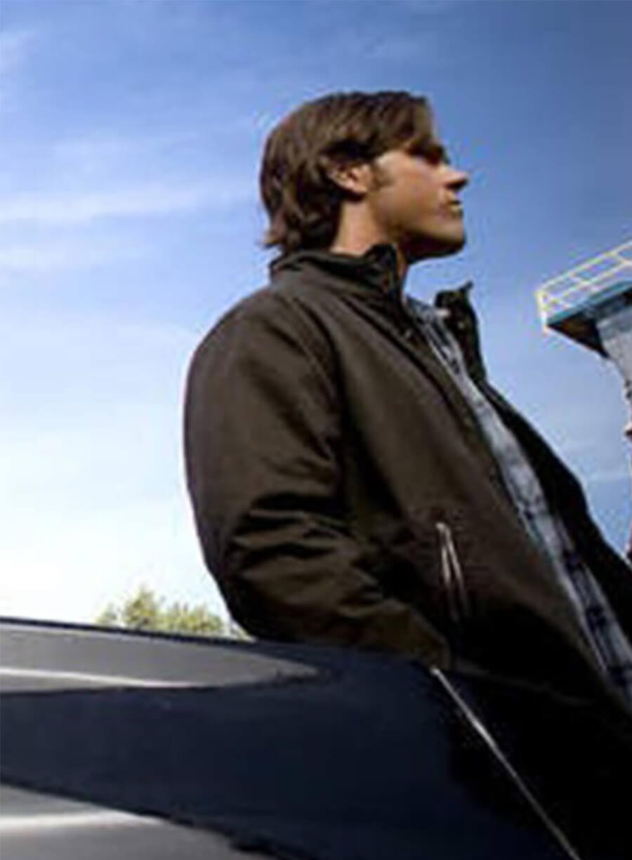 Jared Padalecki Supernatural Sam Winchester Black Jacket