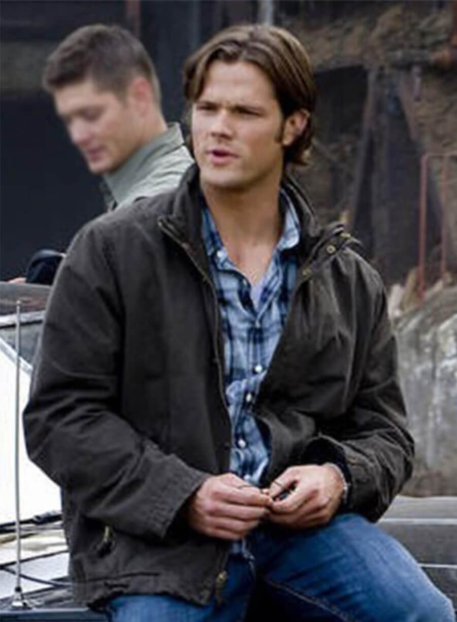 Jared Padalecki Supernatural Sam Winchester Black Jacket