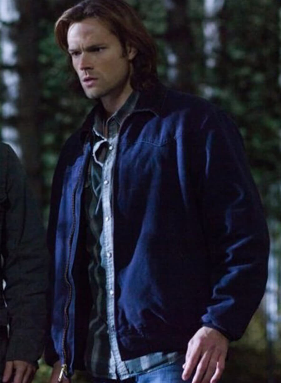 Jared Padalecki Supernatural Sam Winchester Blue Jacket