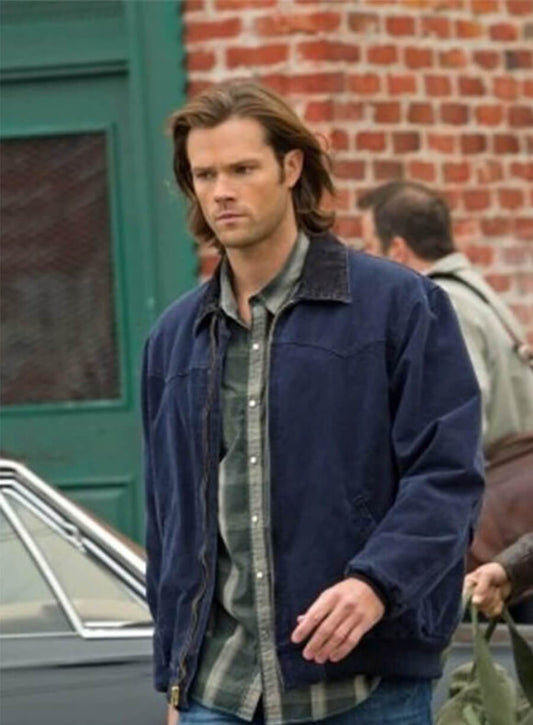Jared Padalecki Supernatural Sam Winchester Blue Jacket