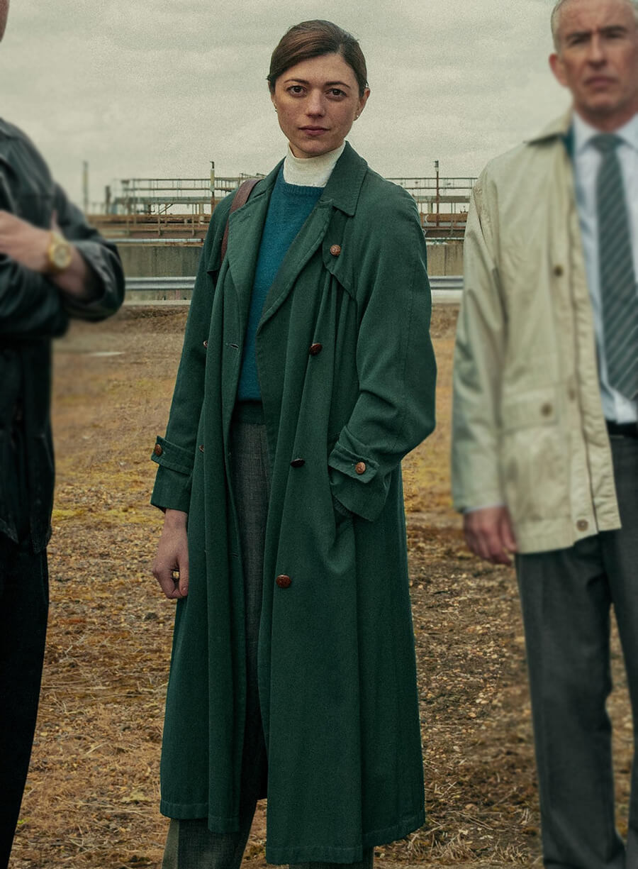 Jasmine Blackborow Legends 2026 Erin Green Trench Coat