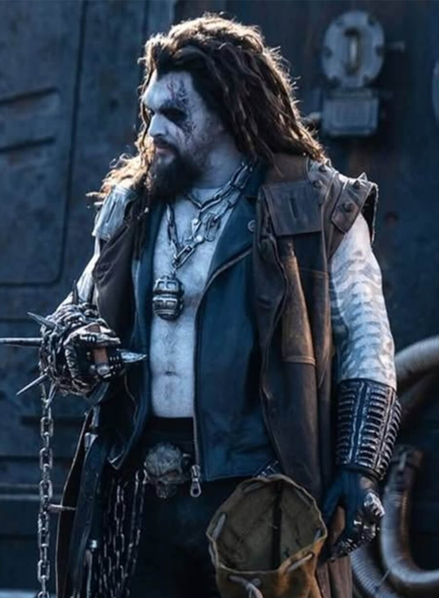 Jason Momoa Supergirl 2026 Lobo Leather Vest 