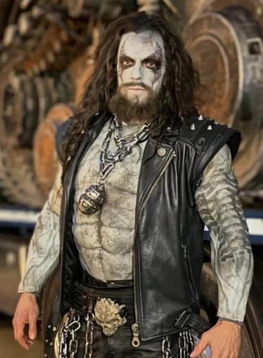 Jason Momoa Supergirl 2026 Lobo Leather Vest 
