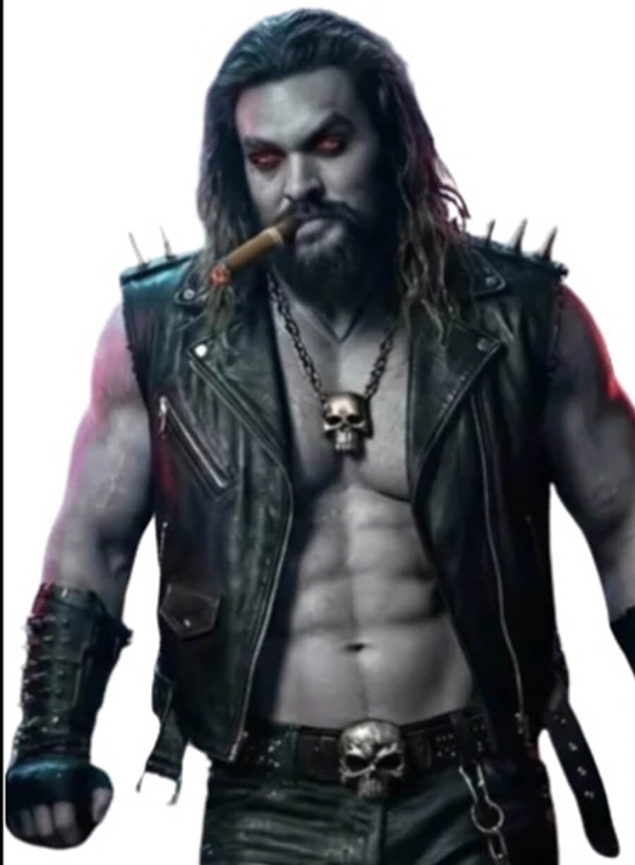 Jason Momoa Supergirl 2026 Lobo Leather Vest 