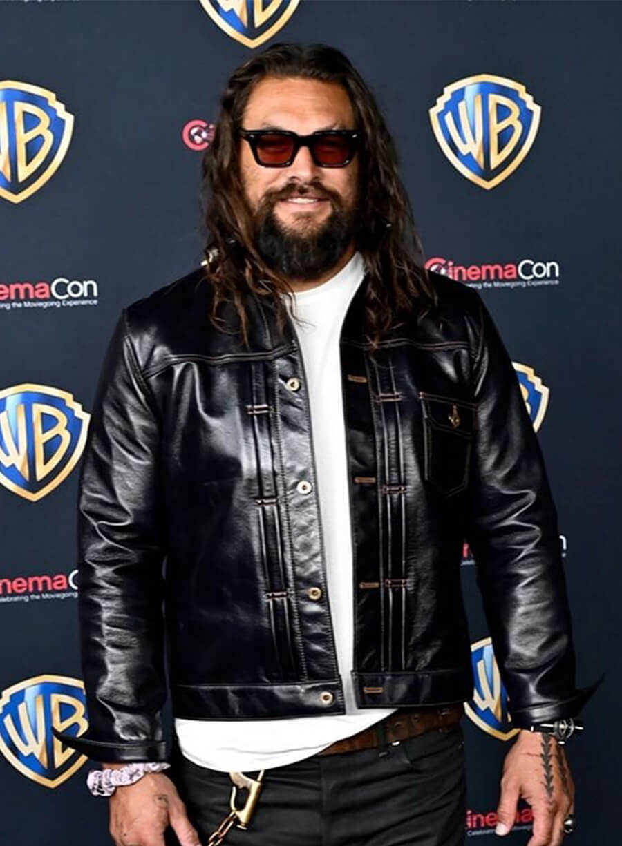 Jason Momoa Supergirl 2026 Premiere Event Leather Jacket