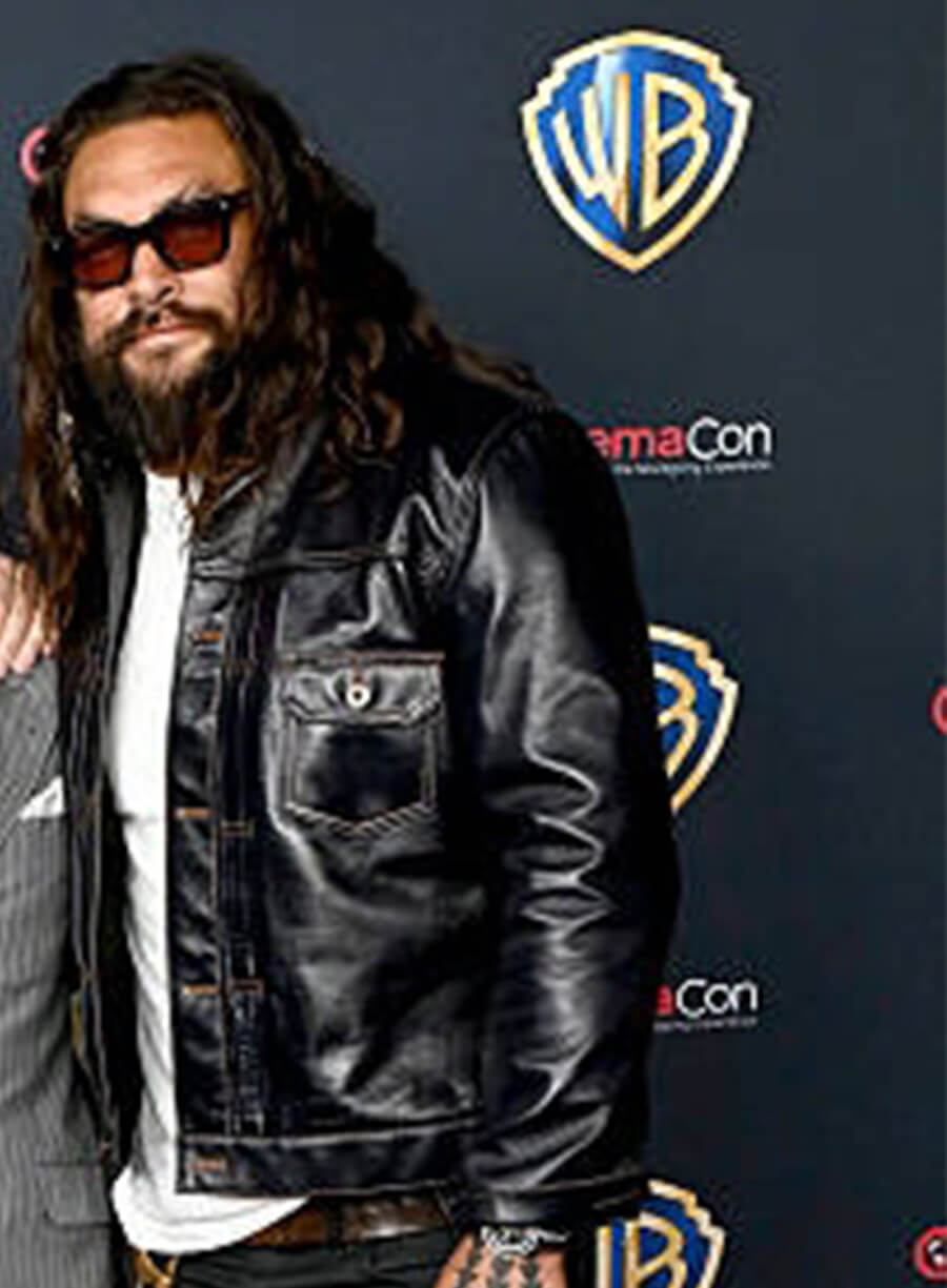 Jason Momoa Supergirl 2026 Premiere Event Leather Jacket