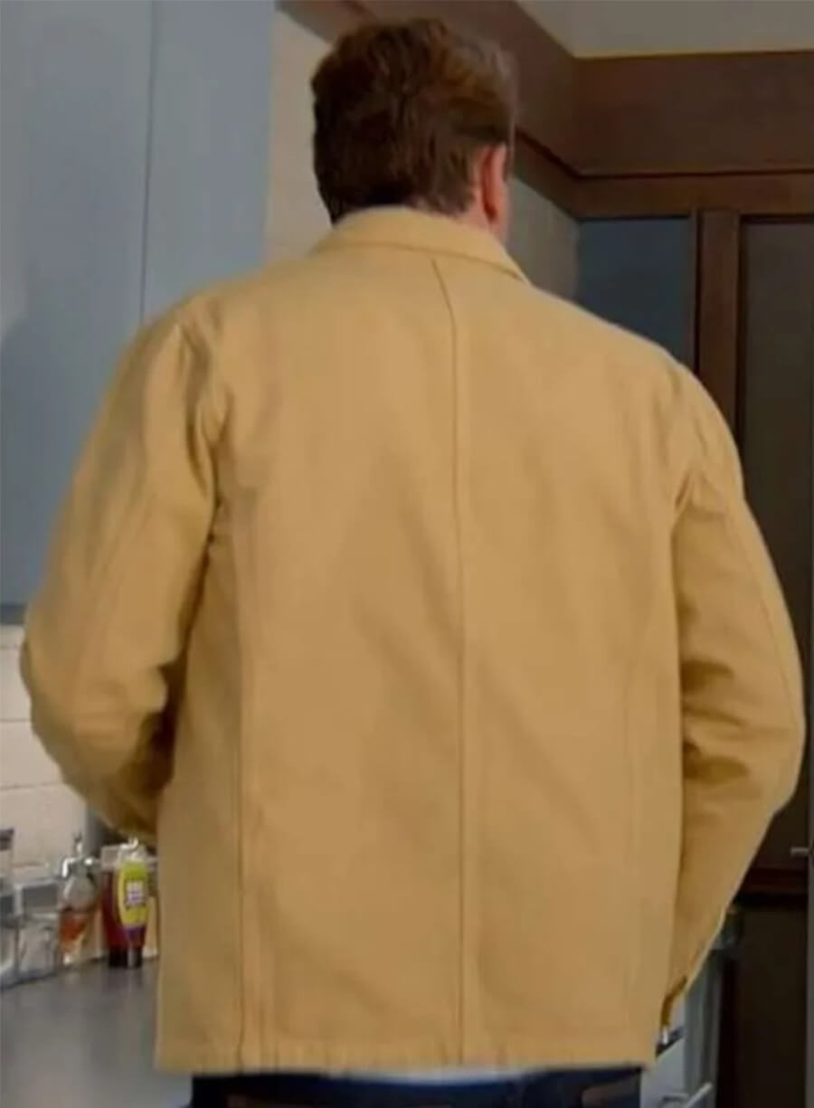 Jason Segel Shrinking Jimmy Yellow Cotton Jacket
