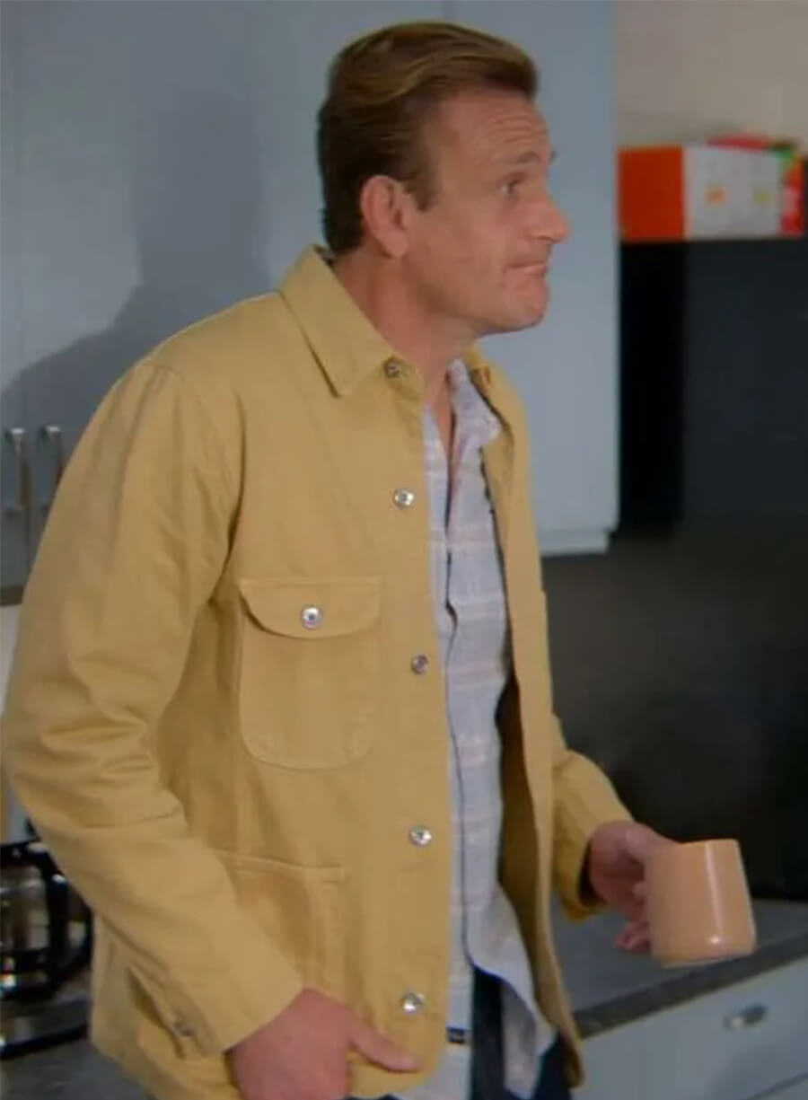 Jason Segel Shrinking Jimmy Yellow Cotton Jacket