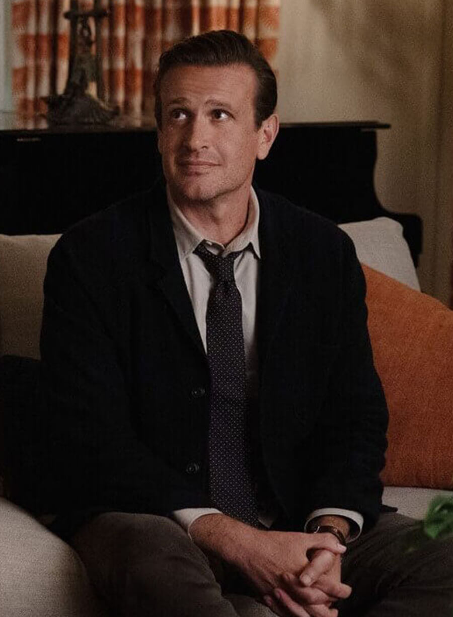 Jason Segel Shrinking S02 Jimmy Black Wool Jacket