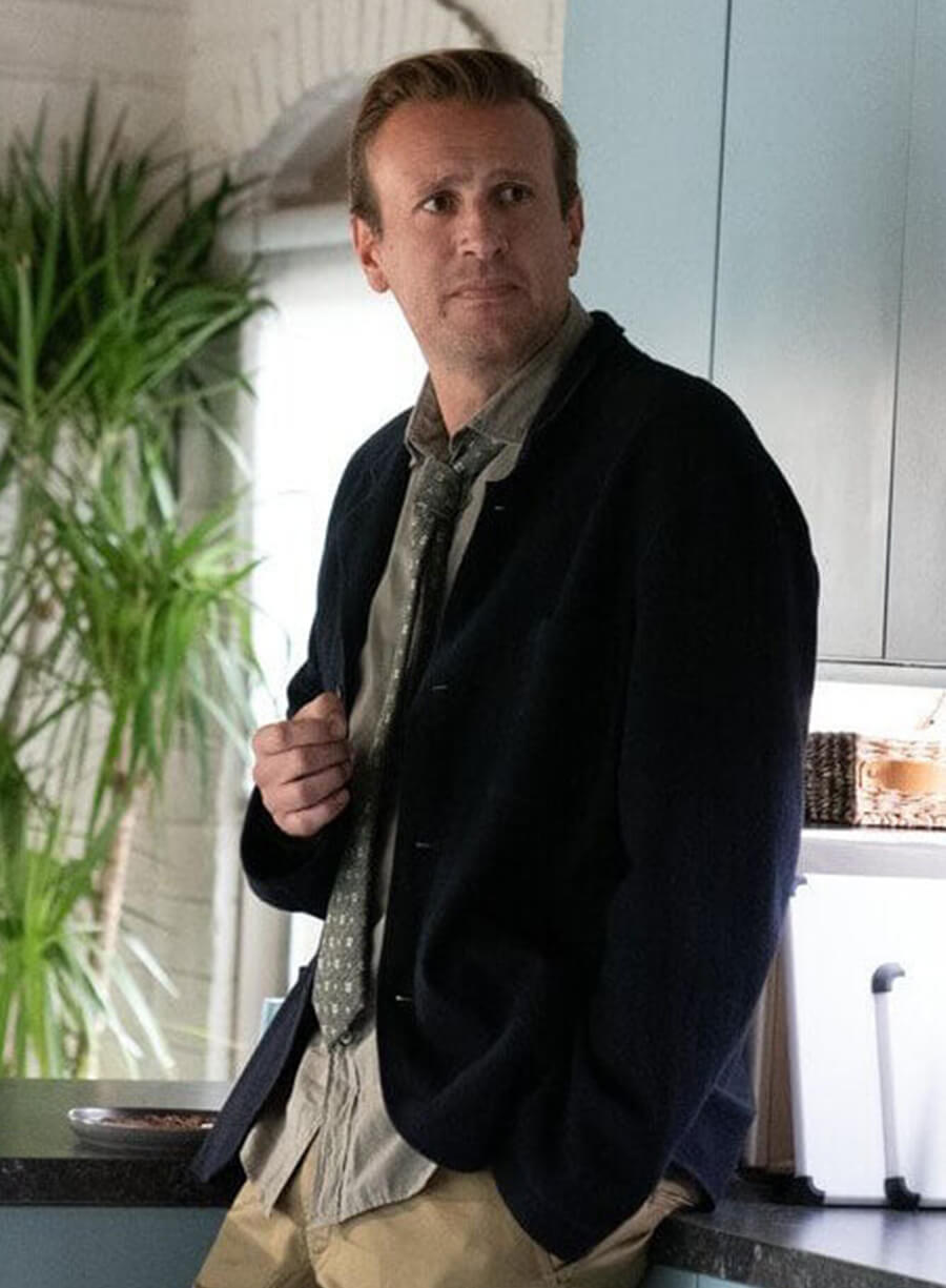 Jason Segel Shrinking S02 Jimmy Black Wool Jacket