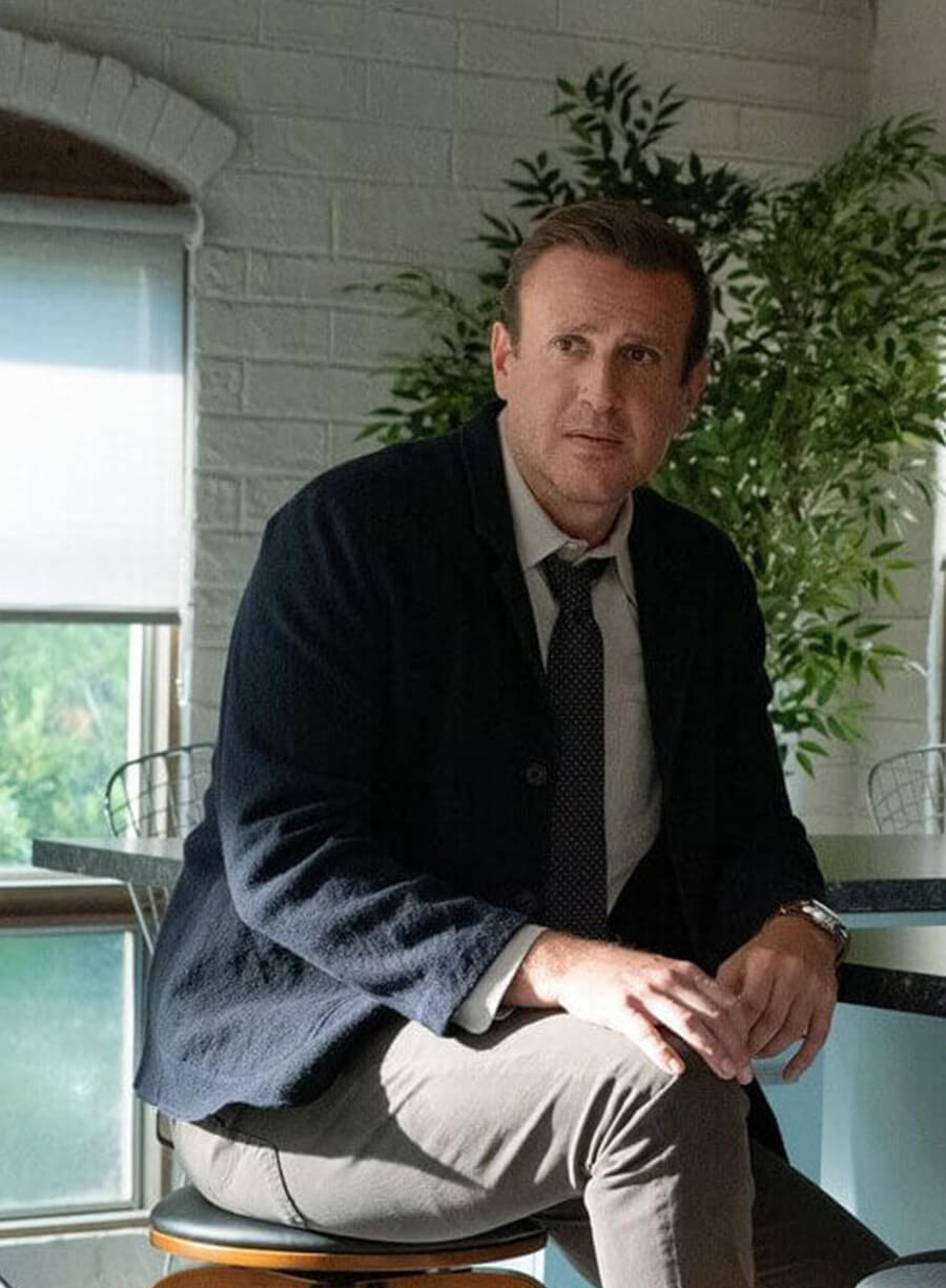 Jason Segel Shrinking S02 Jimmy Black Wool Jacket