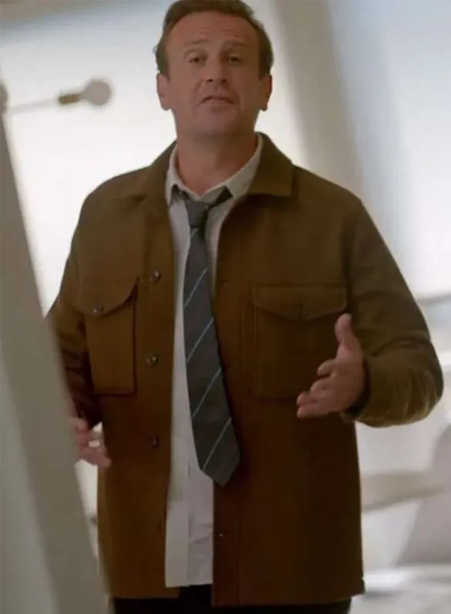 Jason Segel Shrinking S02 Jimmy Brown Wool Jacket