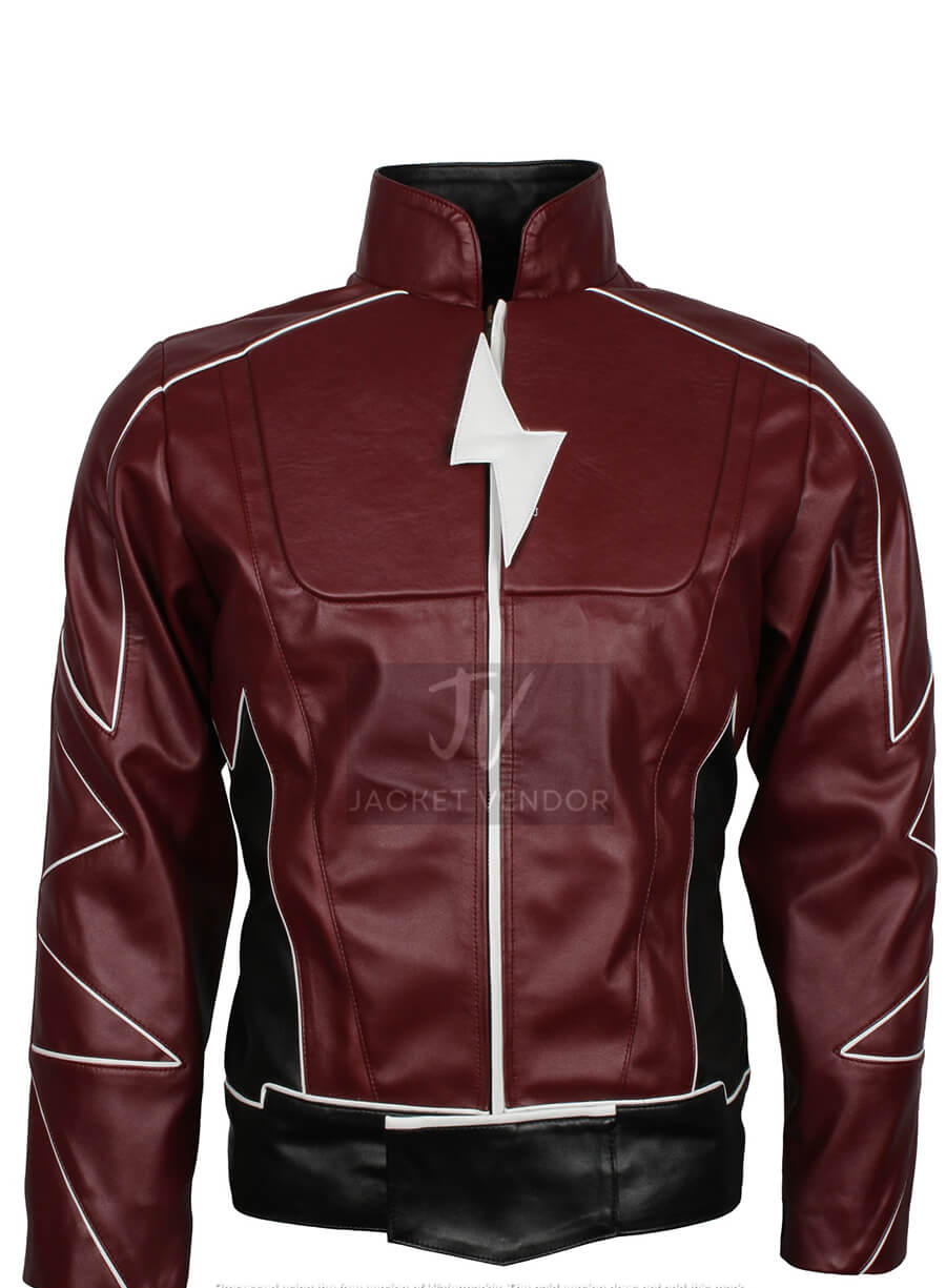Jay Garrick The Flash Leather Brown Jacket