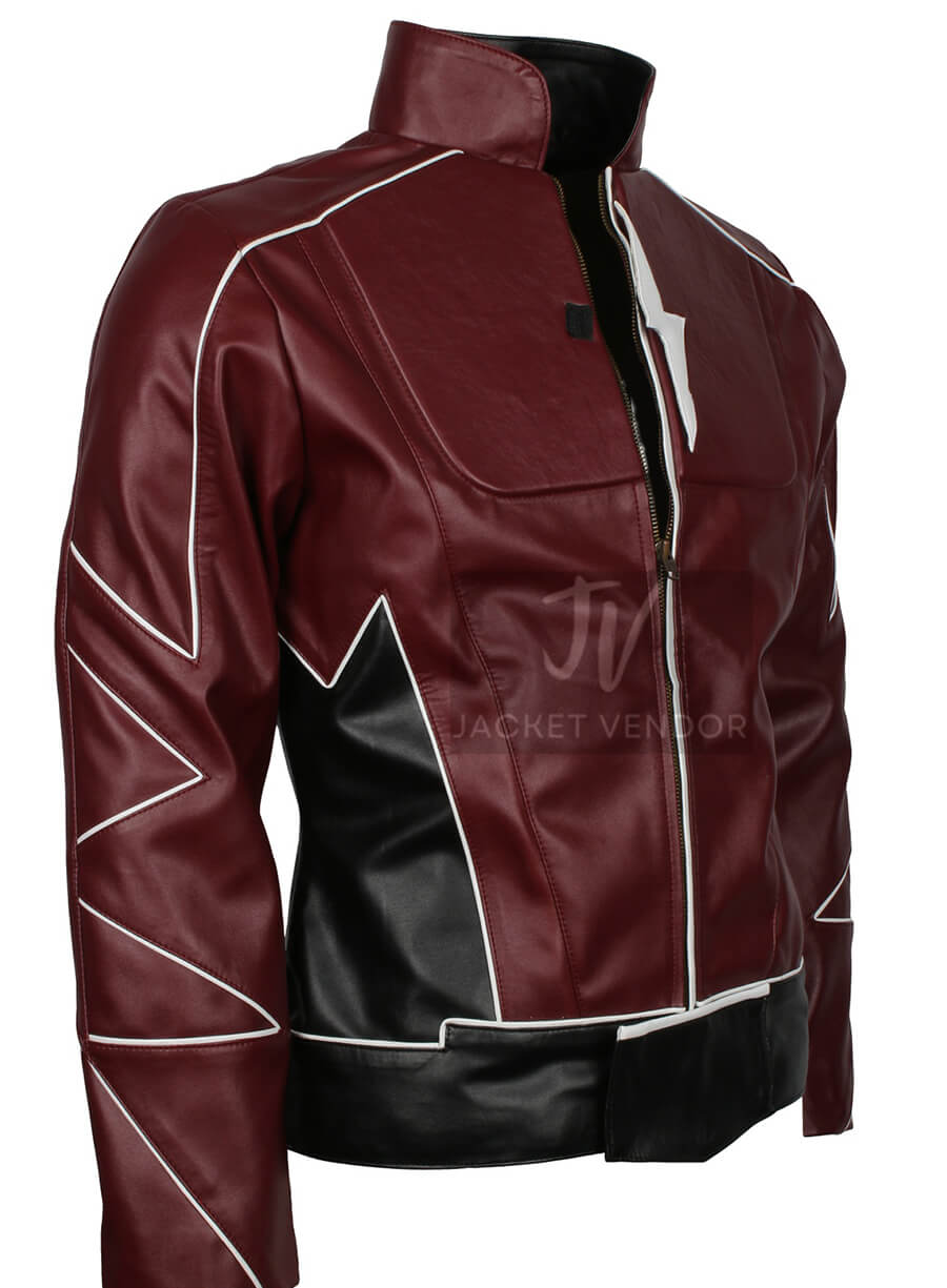 Jay Garrick The Flash Leather Brown Jacket