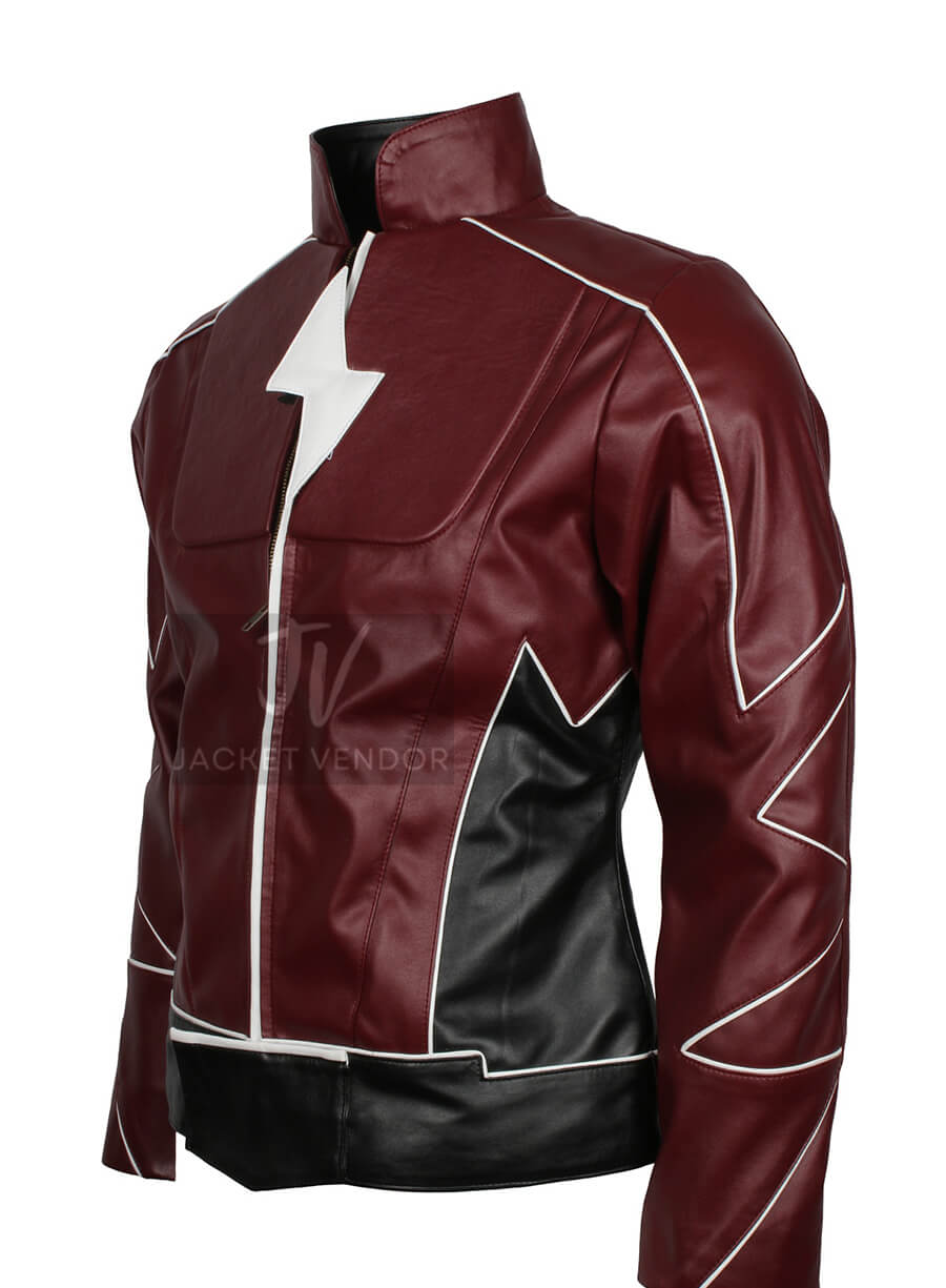 Jay Garrick The Flash Leather Brown Jacket