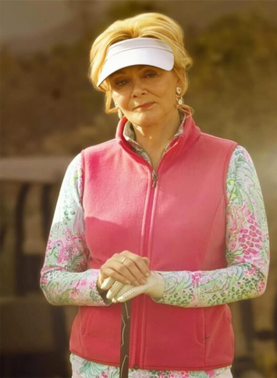 Jean Smart Hacks Deborah Vance Pink Vest