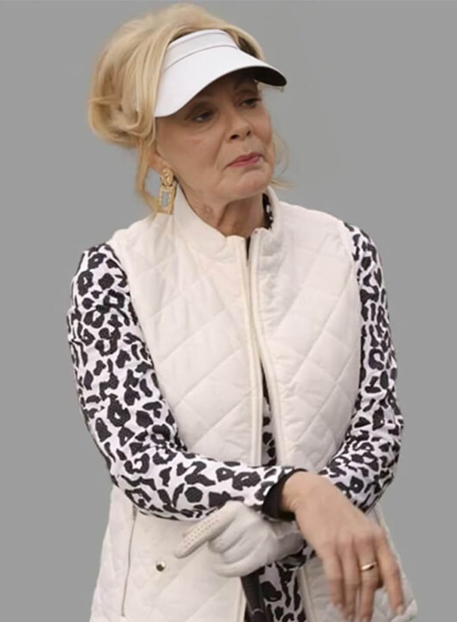 Jean Smart Hacks Deborah Vance White Vest