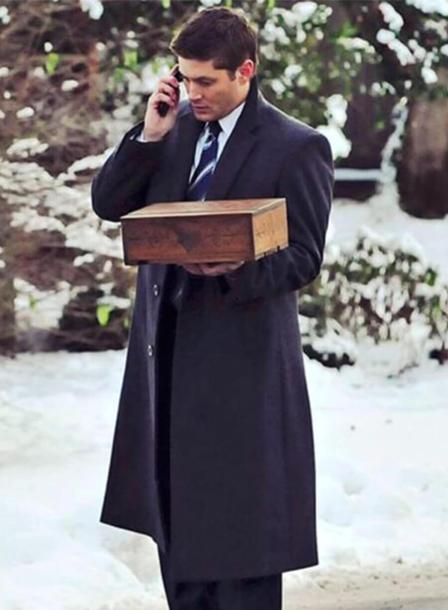 Jensen Ackle Supernatural Dean Winchester Long Coat