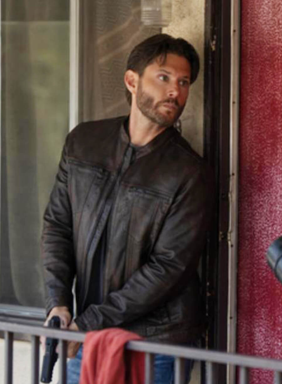 Jensen Ackles Countdown Mark Meachum Leather Jacket