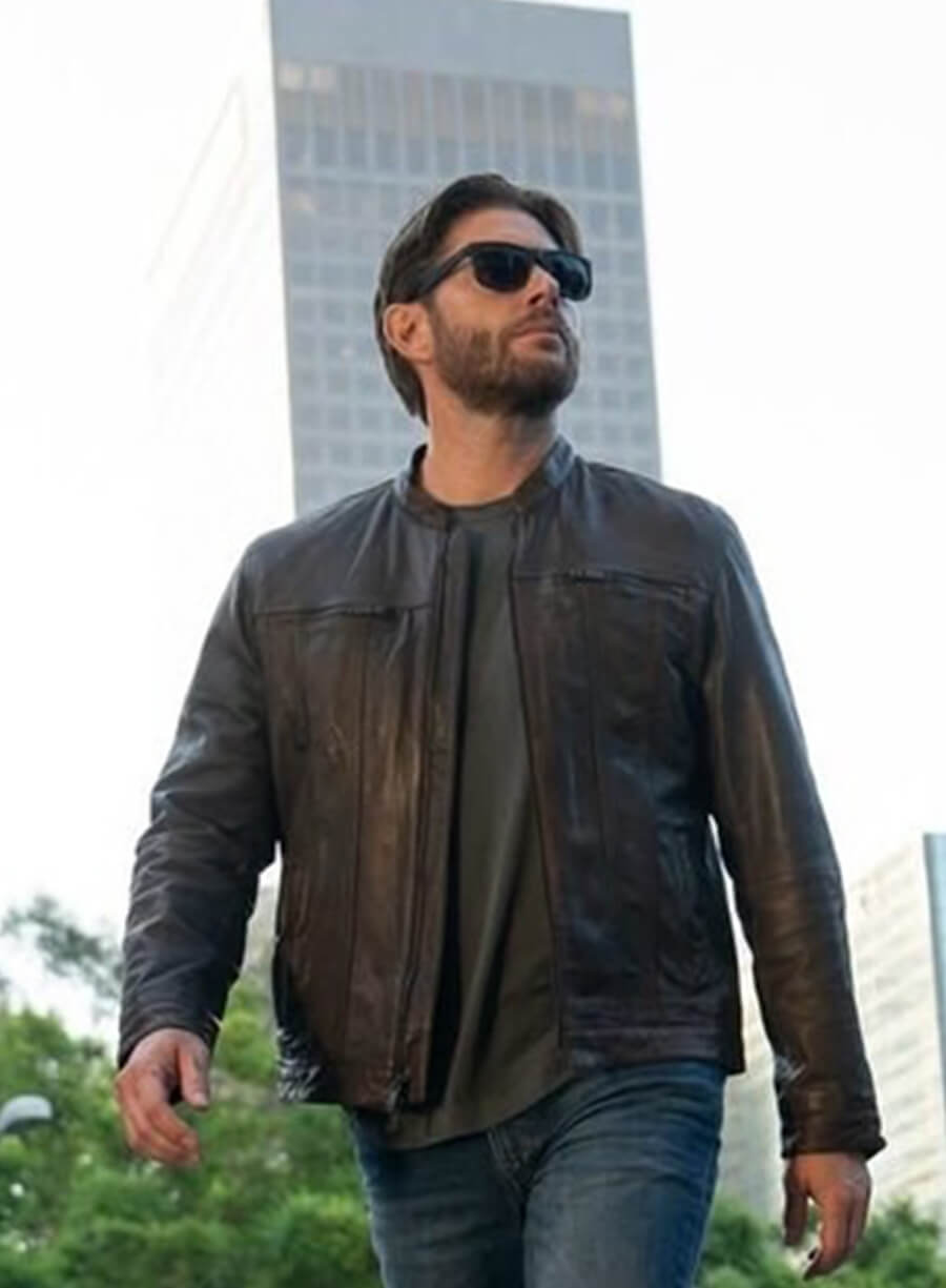 Jensen Ackles Countdown Mark Meachum Leather Jacket