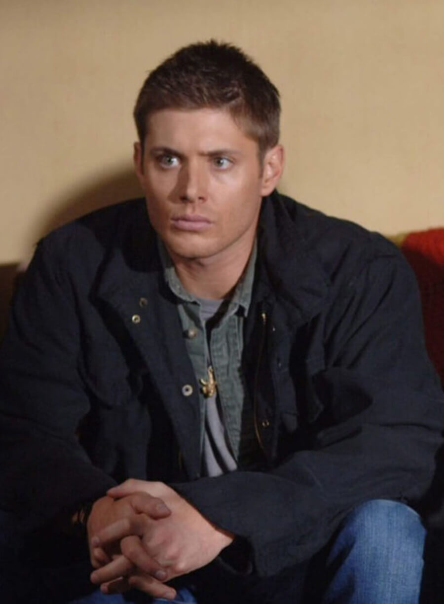Jensen Ackles Supernatural Dean Winchester Black Cotton Jacket