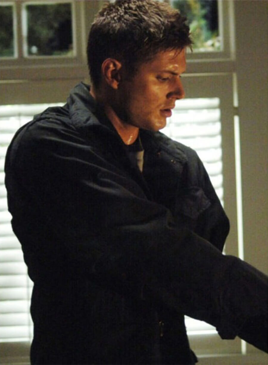 Jensen Ackles Supernatural Dean Winchester Black Cotton Jacket