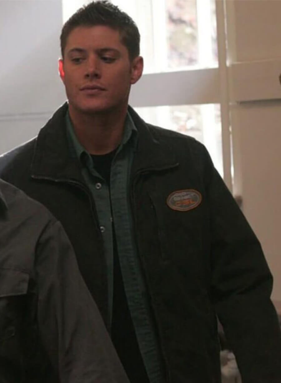 Jensen Ackles Supernatural Dean Winchester Black Jacket
