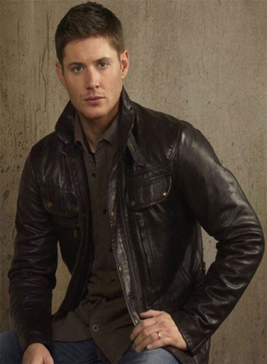 Jensen Ackles  Supernatural Leather Jacket