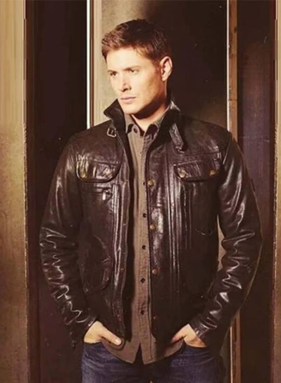 Jensen Ackles  Supernatural Leather Jacket