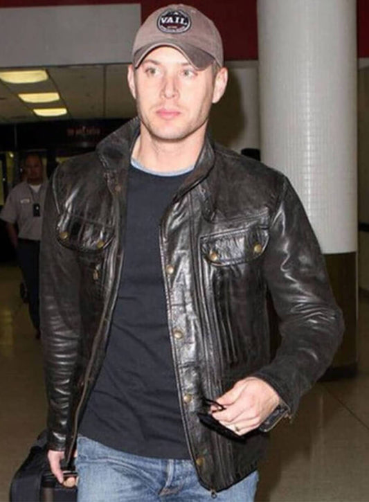 Jensen Ackles  Supernatural Leather Jacket
