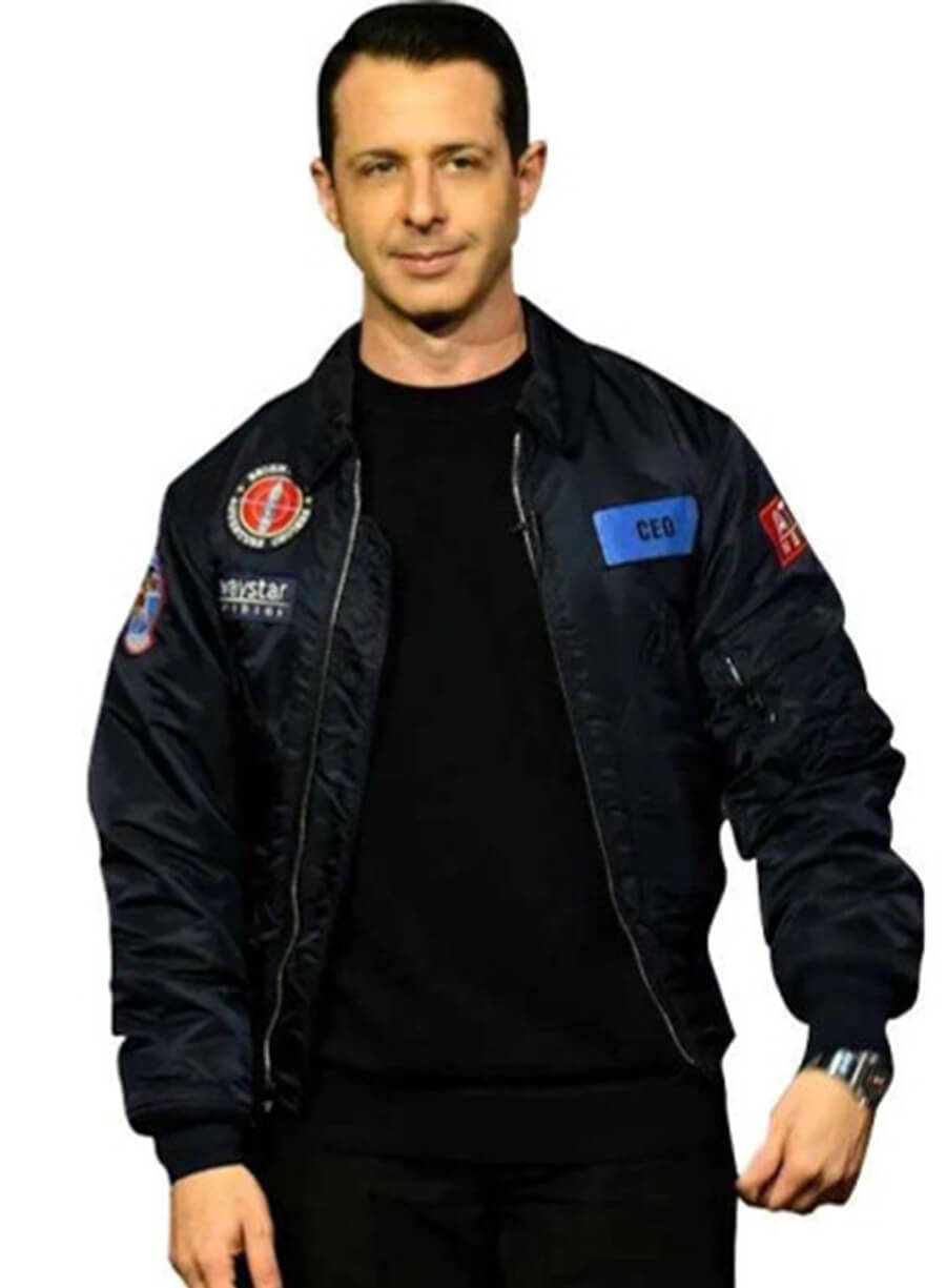 Jeremy Strong Succession Kendall Roy CEO Flight Bomber Jacket
