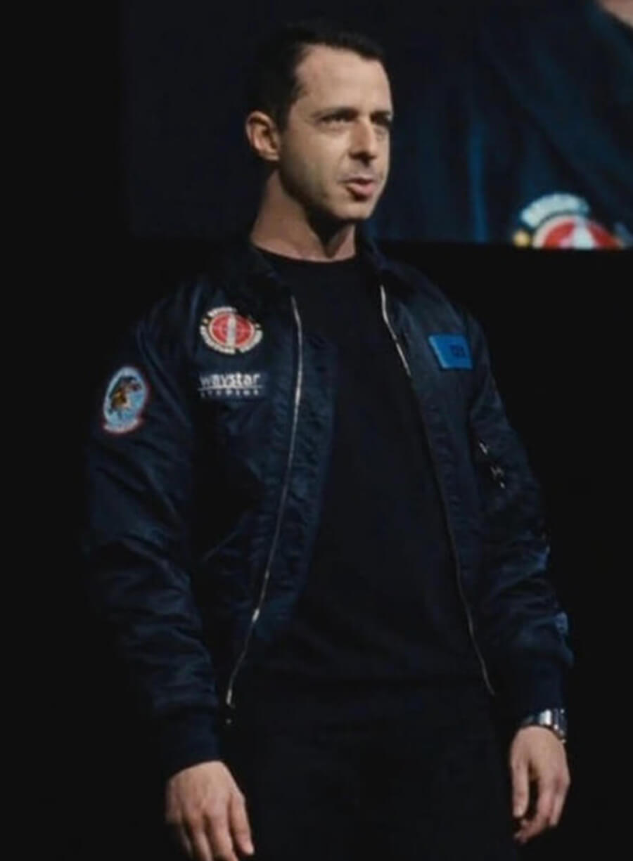 Jeremy Strong Succession Kendall Roy CEO Flight Bomber Jacket