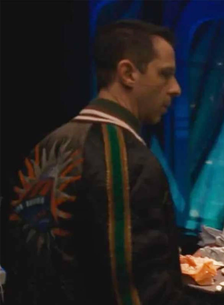 Jeremy Strong Succession S03 Kendall Roy Embroidered Bomber Jacket