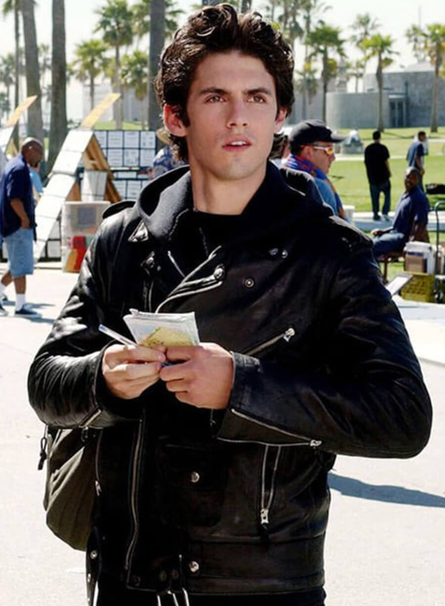 Jess Mariano Gilmore Girls Biker Leather Jacket