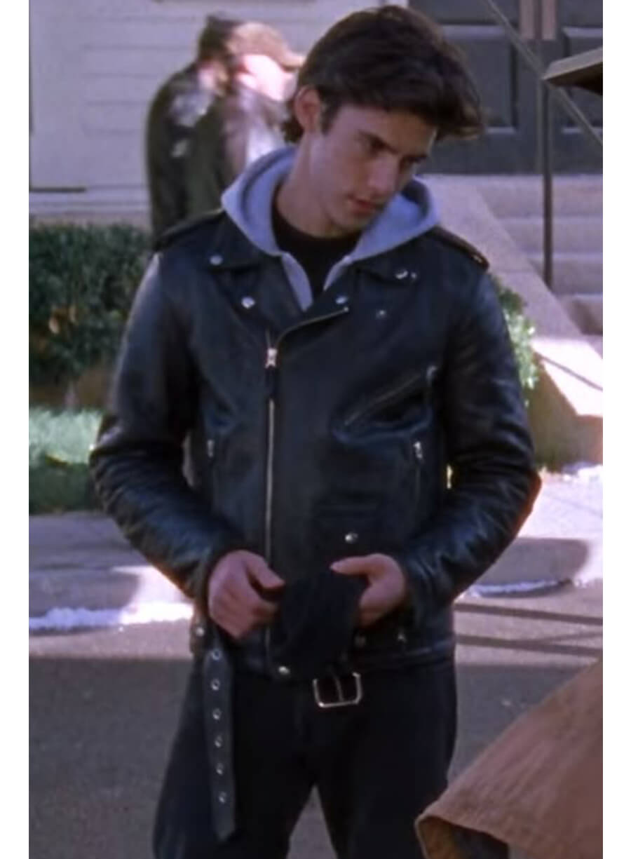 Jess Mariano Gilmore Girls Biker Leather Jacket