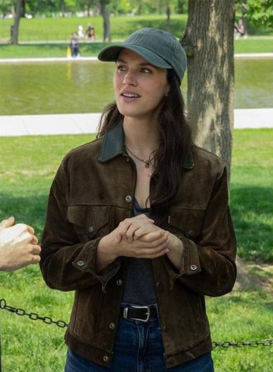 Jessica Brown Findlay Silo S03 Charlotte Keene Brown Jacket