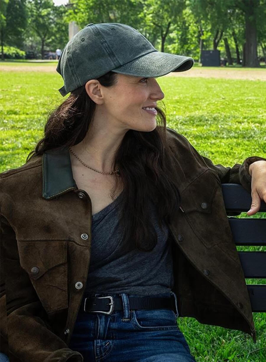 Jessica Brown Findlay Silo S03 Charlotte Keene Brown Jacket