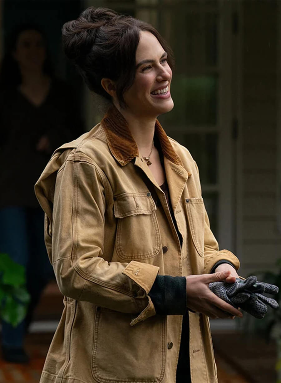 Jessica Brown Silo S03 Charlotte Keene Brown Cotton Jacket