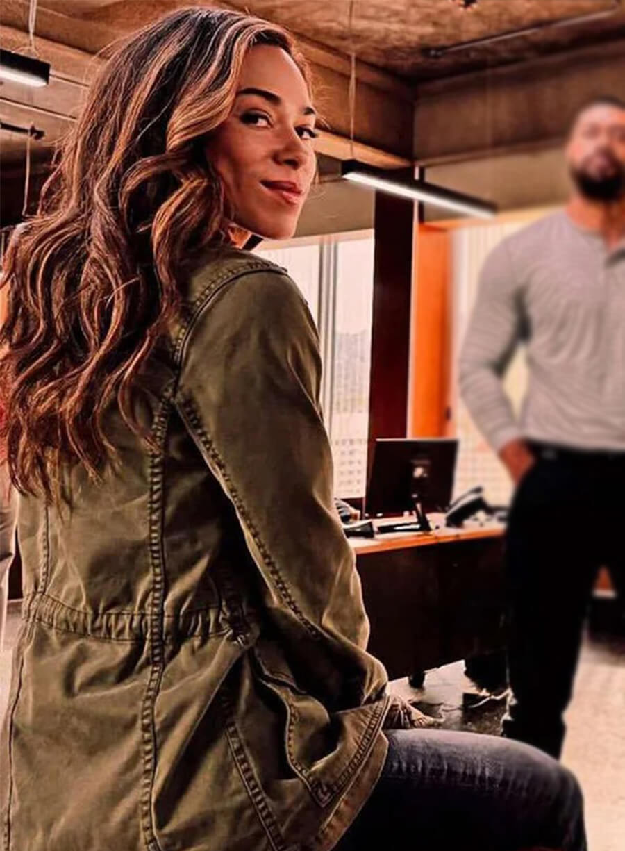 Jessica Camacho Countdown 2025 Green Jacket