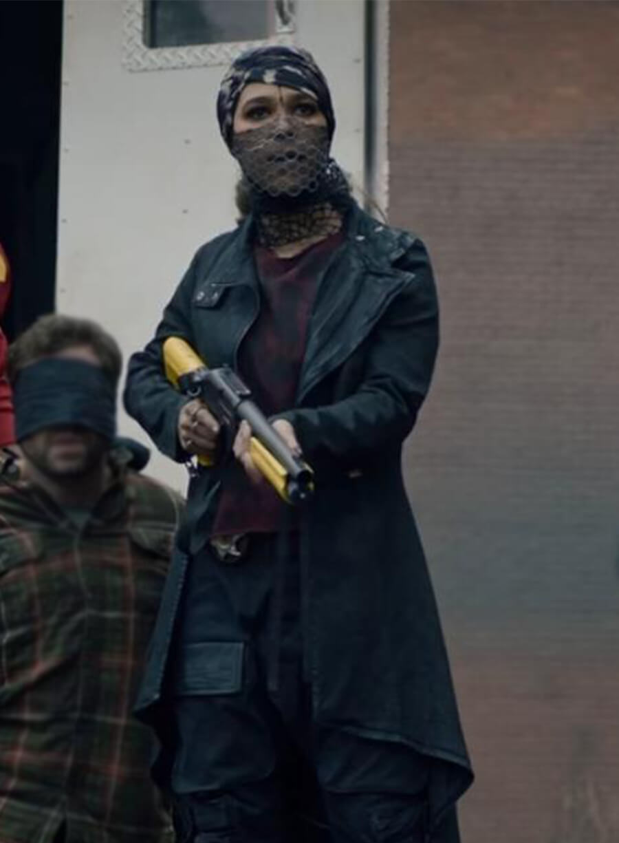 Jessica Camacho Watchmen Pirate Jenny Black Long Jacket