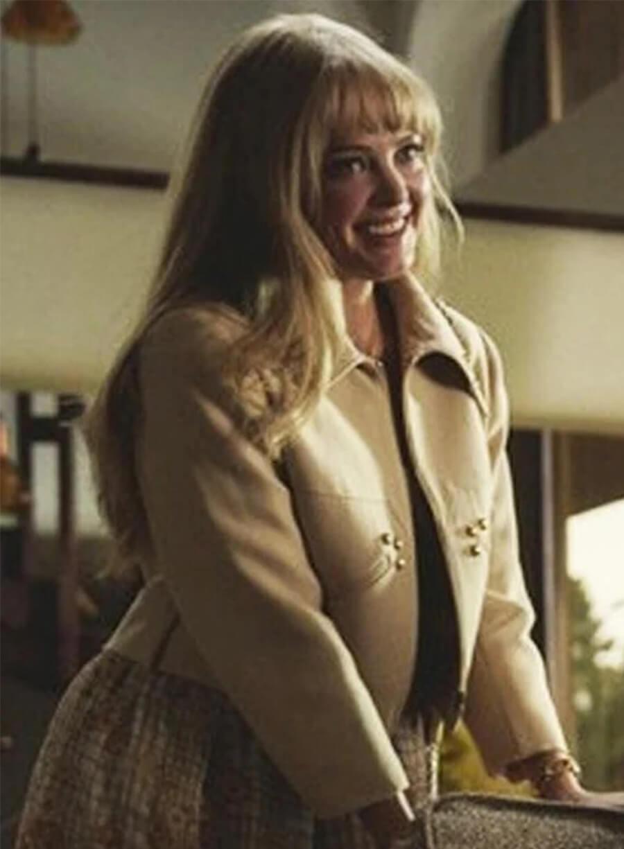 Jessica Ross Black Mirror S06 Beige Jacket