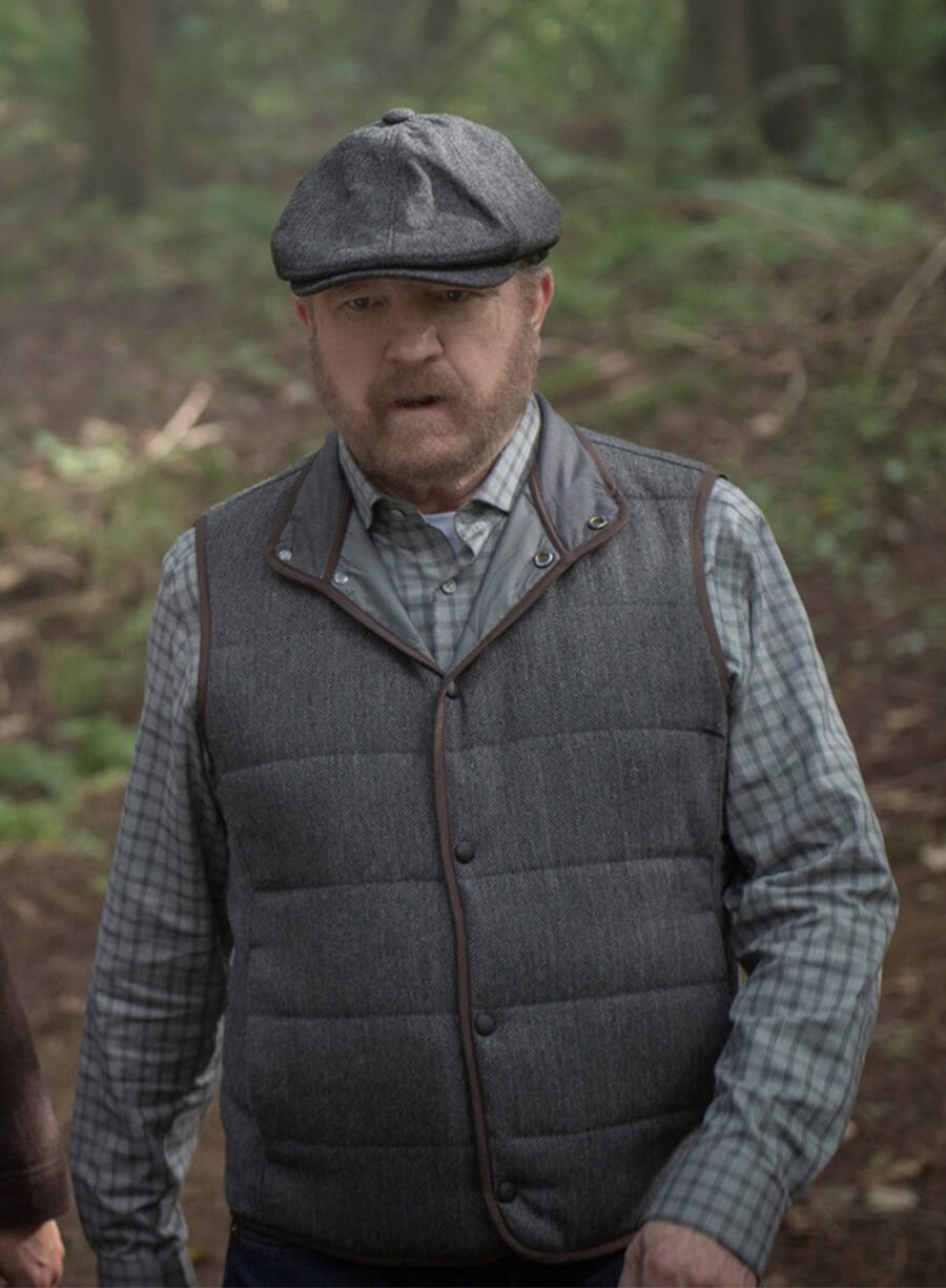 Jim Beaver Supernatural S14 Grey Vest