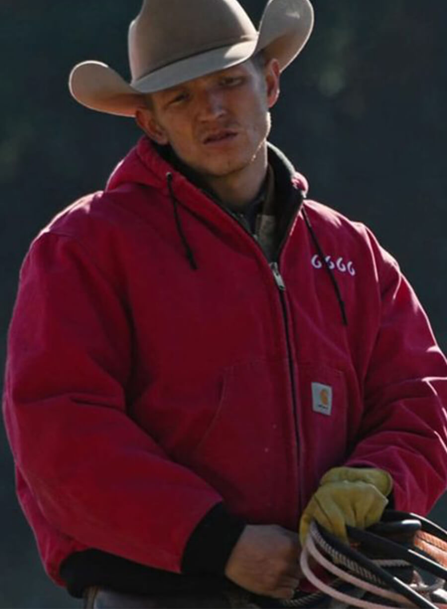 Jimmy Hurdstrom Yellowstone Red 6666 Hooded Jacket