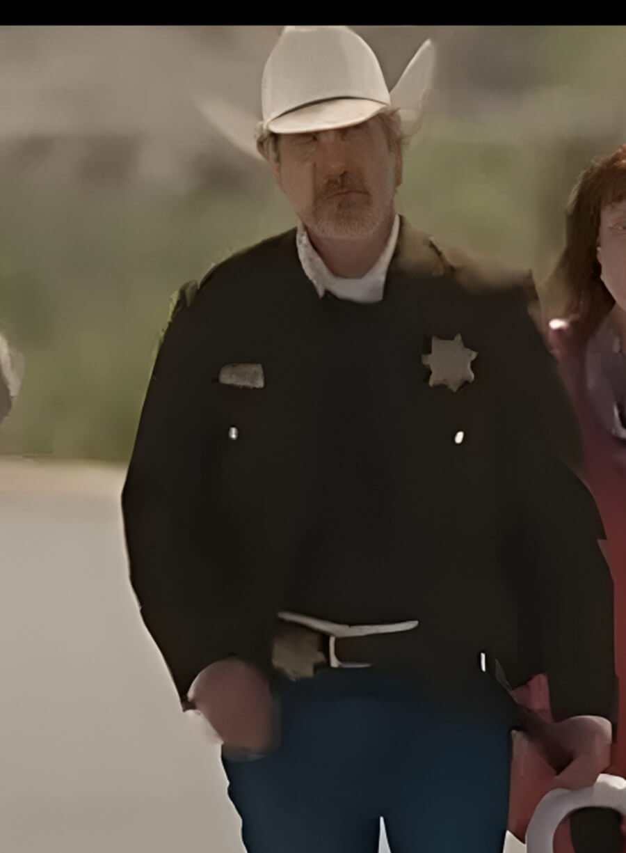 Joaquin Phoenix Eddington 2025 Brown Jacket