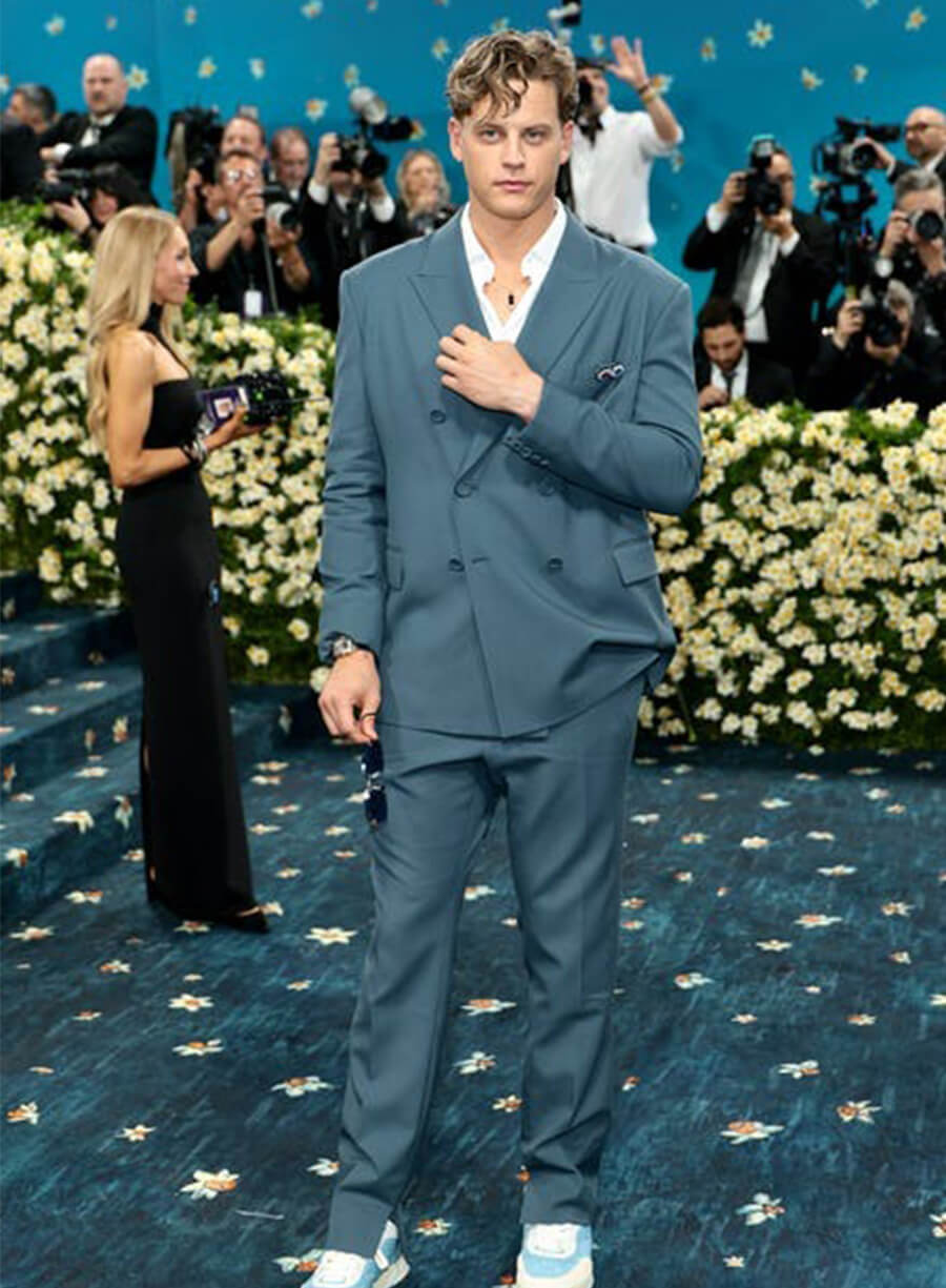 Joe Burrow Met Gala Blazer Suit