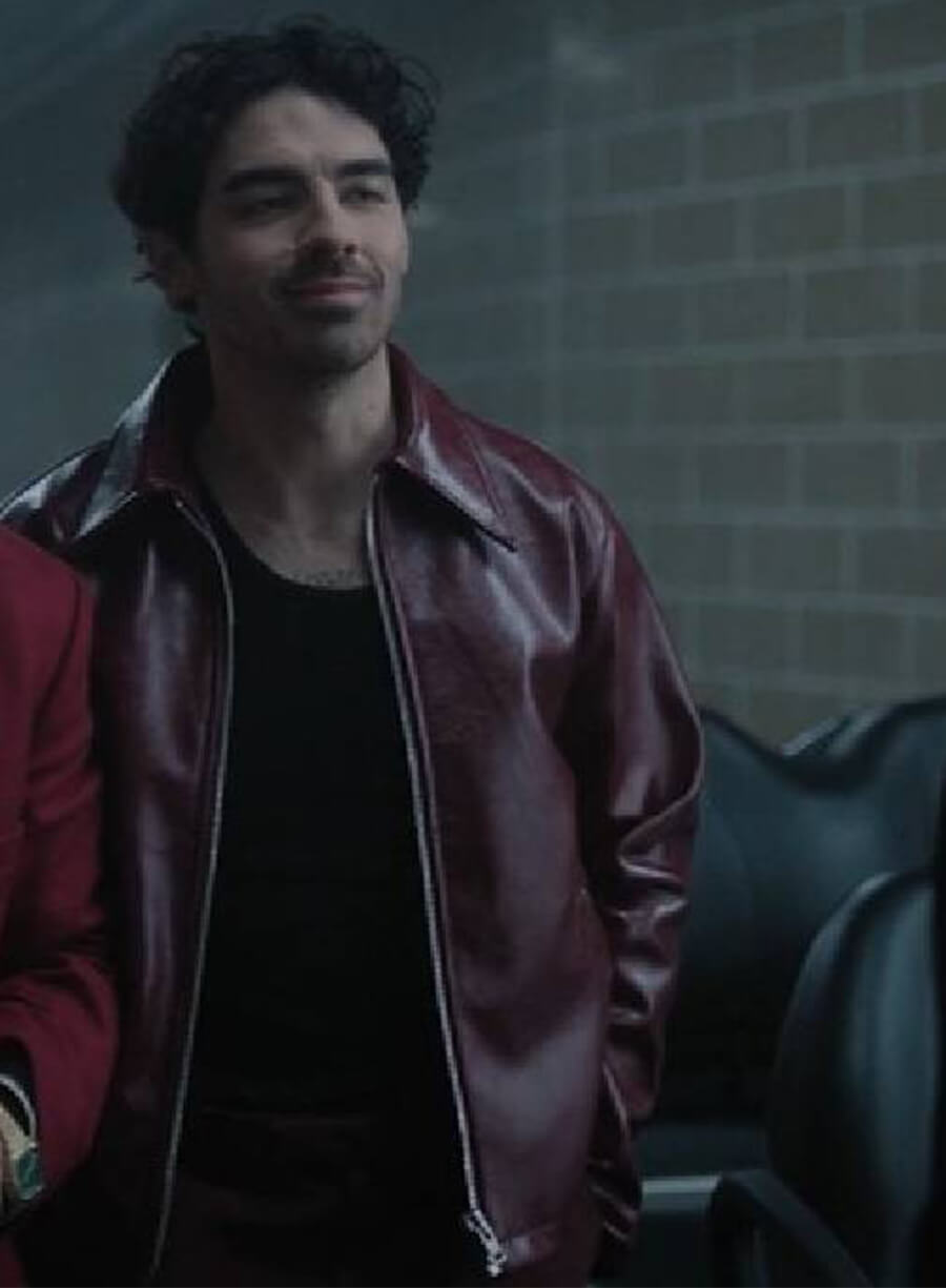 Joe Jonas A Very Jonas Christmas Leather Jacket