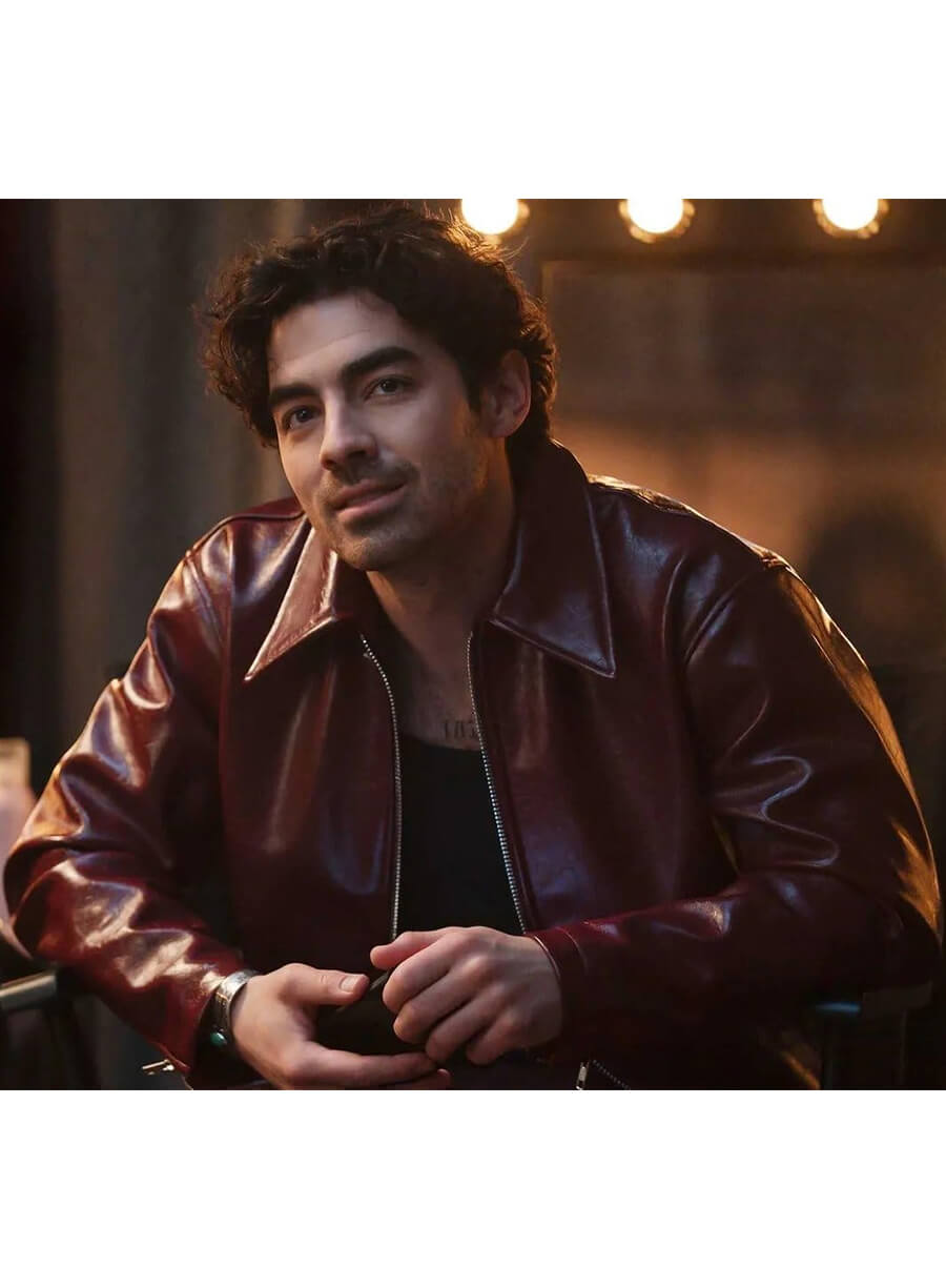 Joe Jonas A Very Jonas Christmas Leather Jacket