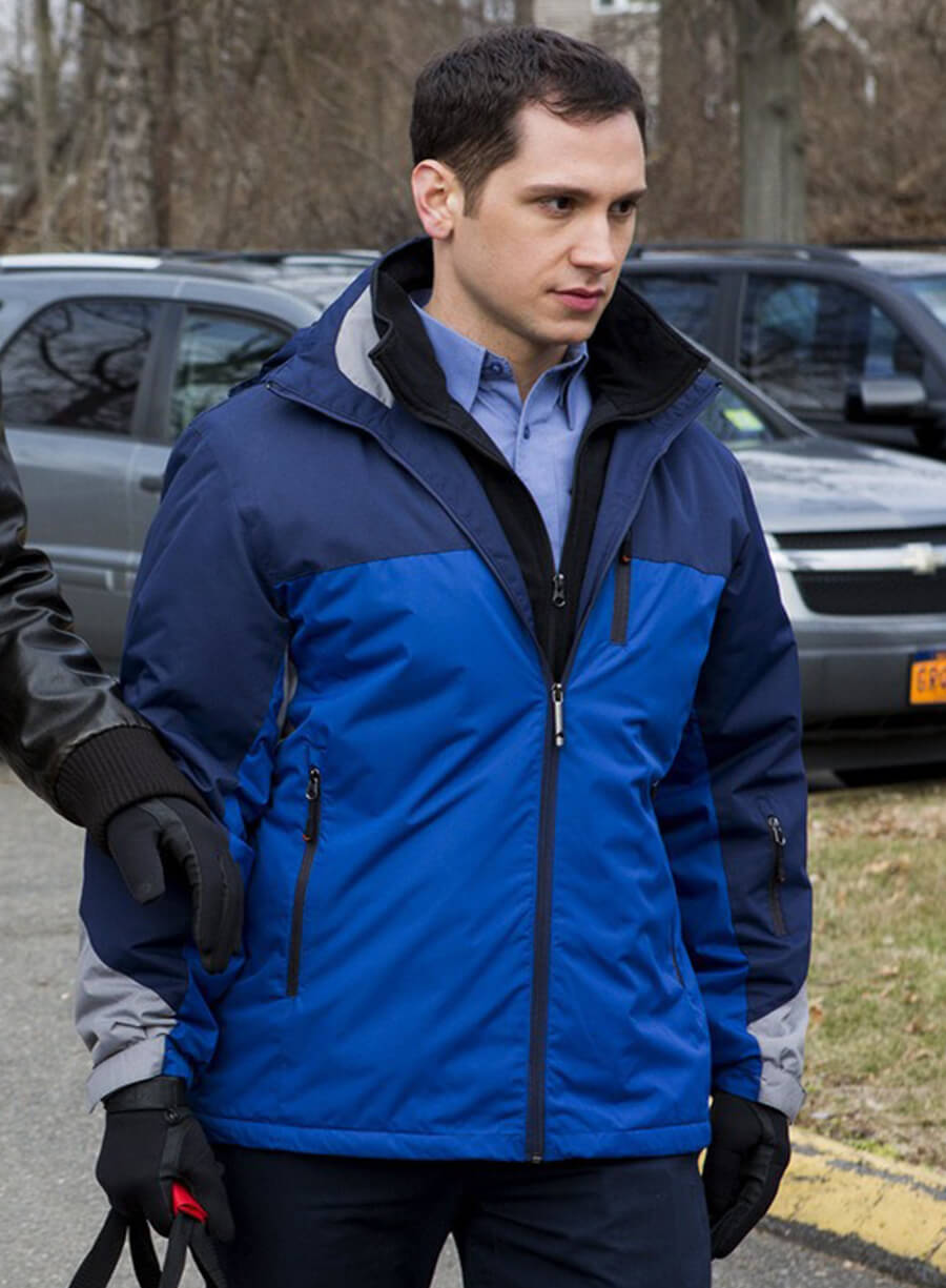 John Bennett Orange Is the New Black Blue Track Jacket